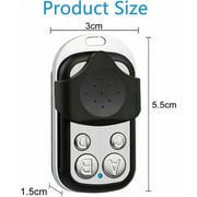 Universal Compatibility Remote Control for Automatic Gate Openers, Easy to Program with Security2.0+ Rolling Code, Controls Up To 4 Different Codes and Durable Design