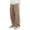 01Khaki, variant on Mens Corduroy Pants Drawstring Elastic Waist Pant Straight Leg Baggy Pants Casual Loose Trousers Autumn Pantalones with Pockets Black L
