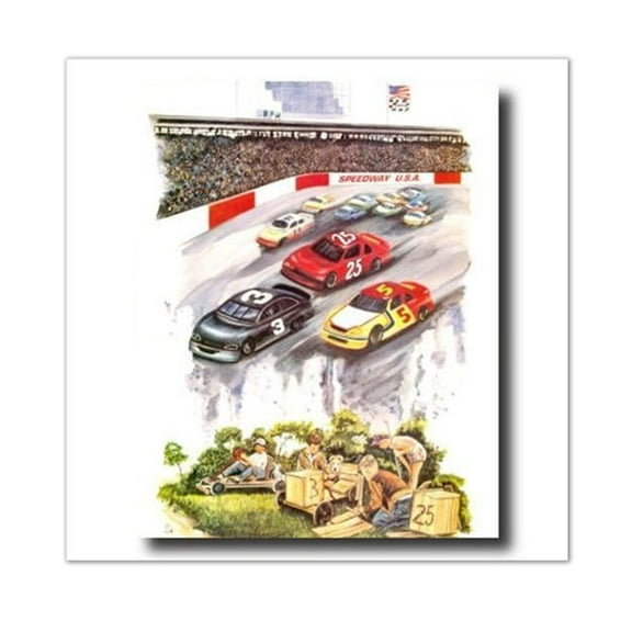 Nascar Speedway Race Track Car Wall Picture 16x20 Art Print