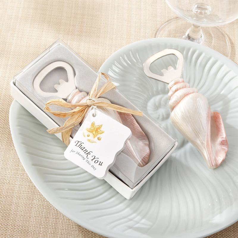 Kate Aspen Shore Memories Sea Shell Bottle Opener Set of 6 Perfect