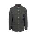 thumbnail image 3 of Coleman Men's Grey Jacket Fleece Lined Snap Closure Durable Canvas Shirt (S01), 3 of 12