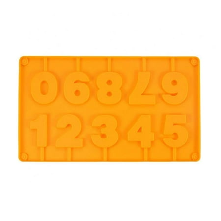 

Number 0-9 3d Silicone Mold - Candy Mold Cube Shell Molds Cake Baking Mold