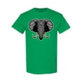 thumbnail image 1 of Big Elephant Head Design T-Shirt Men -Image by Shutterstock, Male XX-Large, 1 of 2