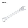 thumbnail image 3 of Uxcell Thin 6-Point Combination Wrench, Metric Mirror-Chrome Plated High Carbon Steel, 9mm, 2 Pack, 3 of 5