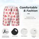 thumbnail image 3 of Balery Pink Hearts1 Bañador para hombre, shorts de playa de secado rápido con entrepierna y forro de compresión-X-Large, 3 of 6