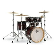 Gretsch Import Catalina Maple Shell Pack for Drum - 20-10-12-14-14SN, Deep Cherry Burst - 5 Piece