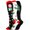 Multi-color Green Red White, variant on 3 Pairs Copper Compression Socks for Women & Men Circulation 15-20 mmhg - Better Blood Flow, Swelling, Best Support for Medical, Running, Nursing