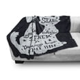 thumbnail image 3 of Dog Soft Flannel Fleece Blanket, Friends are Like Stars Words with Silhouette of Pets on a Space Themed Backdrop, Cozy Plush for Indoor and Outdoor Use, 60" x 80", Indigo and White, by Ambesonne, 3 of 6