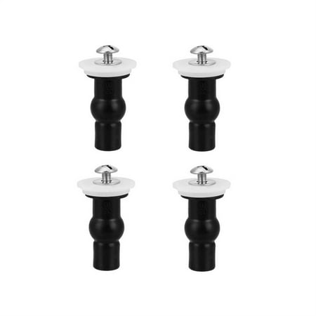 

4PCS Rubber Screws And Hinge Nut Toilet Cover Accessorie With Toilet Seat Screws