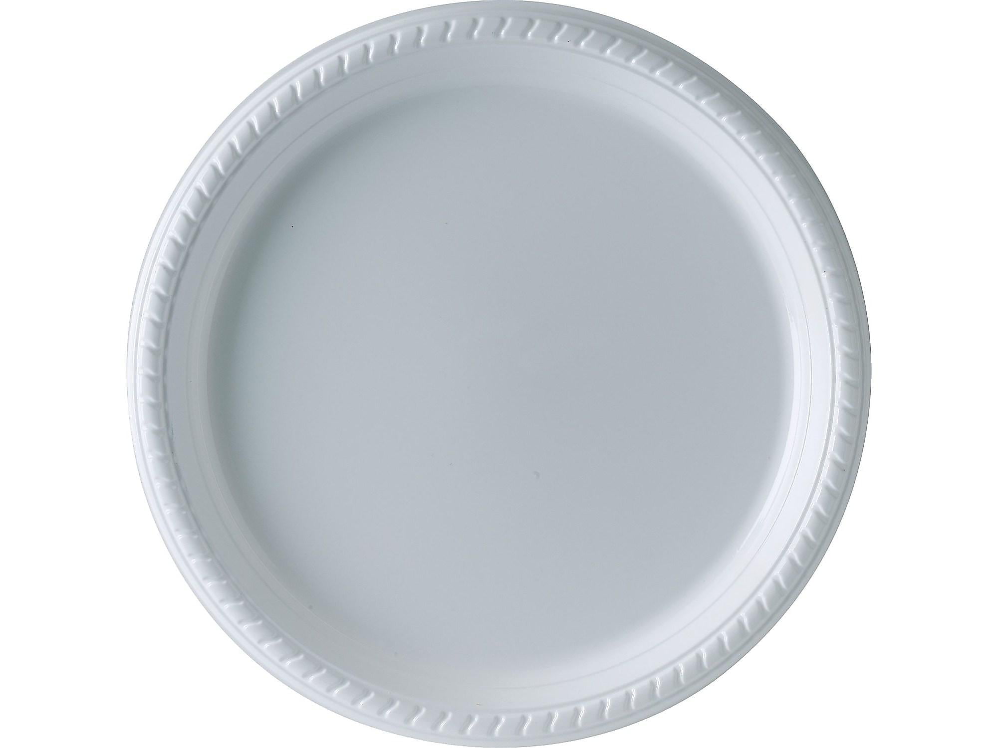 Solo Premium Plastic Plates White 25/Pack (PS95W-0099) 106804