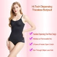 thumbnail image 4 of PEASKJP Firm Control Shapewear for Women Tummy Control Thigh Slimming Technology Bodysuits, Black S, 4 of 5