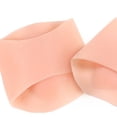thumbnail image 5 of Silicone Arch Support Men Women Portable Soft Elastic Shock Absorption Arch Sleeve for Plantar Fasciitis Skin Color, 5 of 5