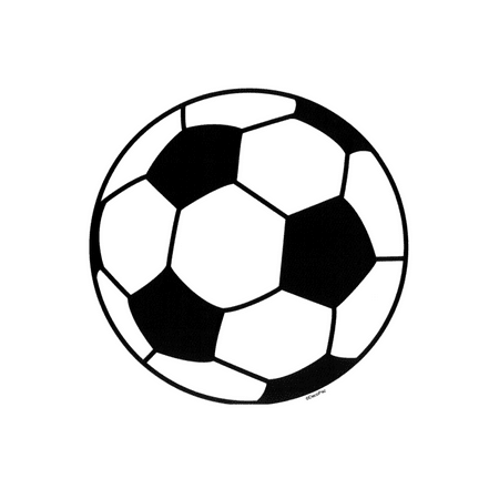 Soccer Ball Edible Icing Image for 3 inch Round for