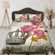thumbnail image 1 of Crown Vintage Roses Juego de Funda Nórdica Colcha, Floral Dormitorio Ropa de Cama Funda de almohada, 1 of 4