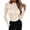 White, variant on Mesh Long Sleeve Tops for Women Lace Sheer Tight See Through Crew Neck Spring Fall 2026 Party Club Outfits