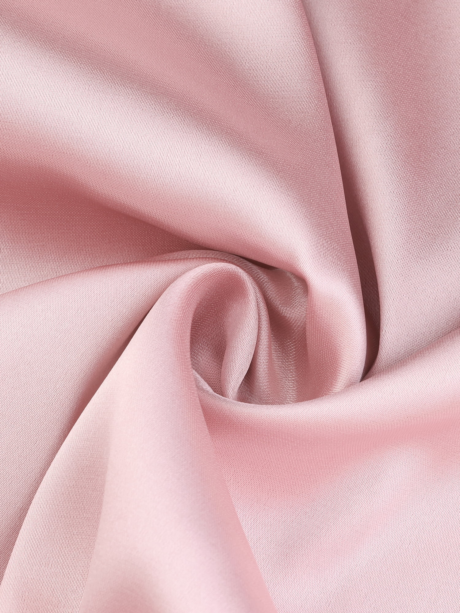 DARING DIVA Women's Plus Size Satin Silk Pleated Loose Nightgown 3X Pink