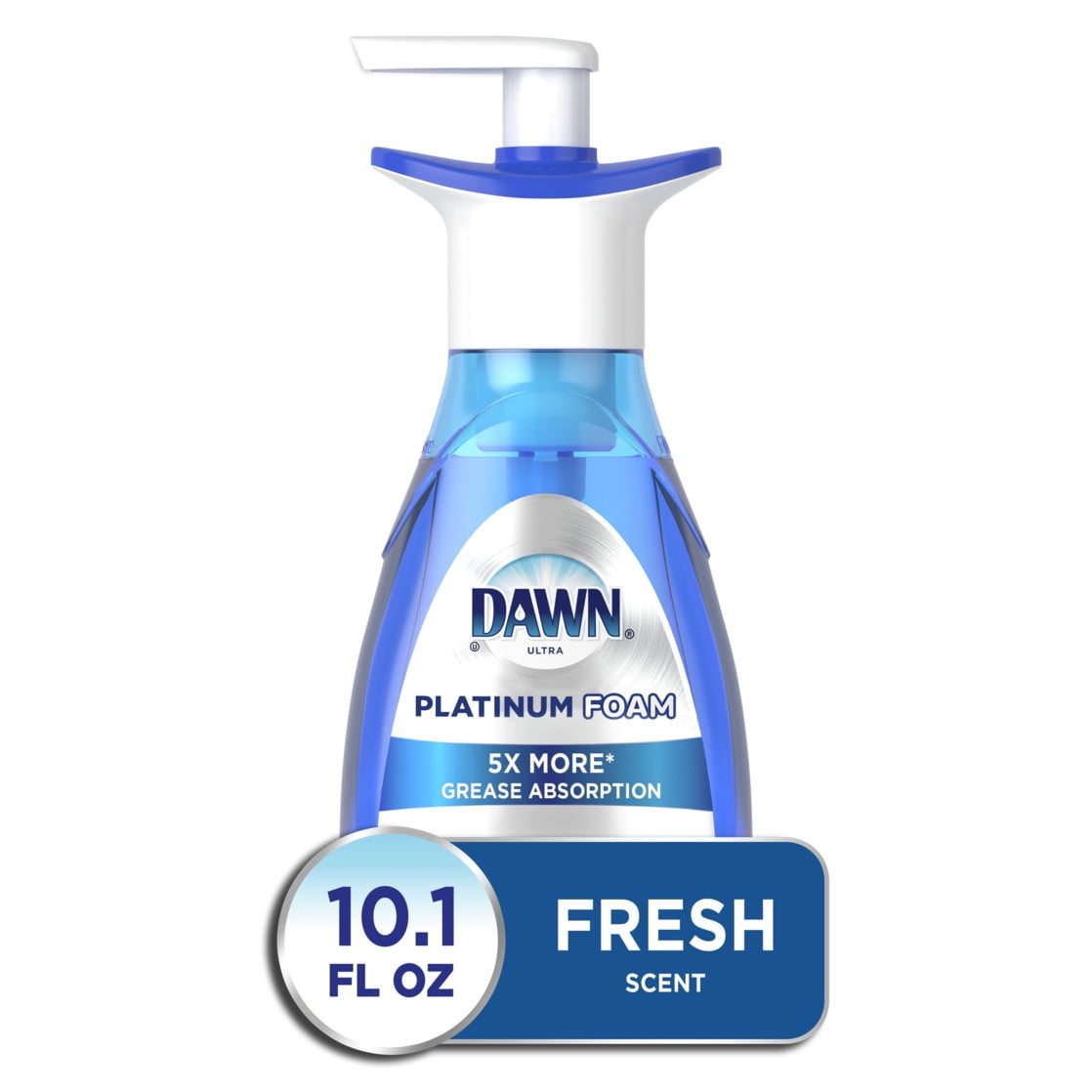 (2 pack) Dawn Direct Foam Dish Soap, Dishwashing Liquid, Grease Removal, Fresh Rain, 10.1 fl oz