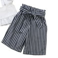 thumbnail image 5 of StylesILove Baby Toddler Girl White Fashion Cotton Crop Top and Pants Summer Casual Outfit, 5 of 7