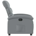 thumbnail image 3 of vidaXL Fauteuil Inclinable Tissu Gris Clair, 3 of 6