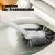 thumbnail image 5 of Ganfancp Escobillero de Mango Largo Limpiador de Inodoro Sin Ángulo Muerto Cepillo Doméstico Escobillero Suelo Pared Colgante Escobillero de Baño Artículos En Liquidación Escobillero con Mango Largo*, 5 of 6