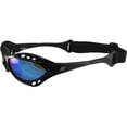 thumbnail image 3 of 2 Paires de Lunettes de Soleil Birdz Seahawk Polarisées Rembourrées Montures Noires Verres Bleus + Rouges Reflectchés, 3 of 7