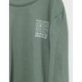 thumbnail image 3 of Roxy Girls Kids Youth Swell Seekers Graphic Print Long Sleeve Tee T-Shirt (4, Sage), 3 of 4