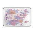 thumbnail image 5 of Bathroom Sets Curtain and Rug Sets 23.6x15.7 in Non-Slip Mat and 72x72 in Shower Curtain for Home Bath Dcor Pastel Colors Unicorn, 5 of 7