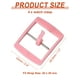 thumbnail image 2 of Uxcell 4 Pcs Cierre de Reemplazo para Banda de Reloj, Cierre de Correa de Reloj de Plástico de 20 mm para Bandas de Reloj de Cuero Silicona Nylon Lona, Rosa, 2 of 7
