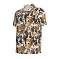 thumbnail image 2 of Rocae Cute Dog for Men's Short Sleeve Polo Shirt, Quick Drying Performance Moisture Wicking Sports Men's Golf Shirt Large, 2 of 9