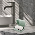 thumbnail image 2 of Unique Bargains 1 Pc Portable Soap Holder Gray Soap Holder for Bathroom 4.33"x3.15"x1.97", 2 of 6