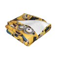 thumbnail image 2 of Manta de franela de los Minions para decoración de habitación, cama y sofá, 40 x 30 pulgadas, 2 of 8