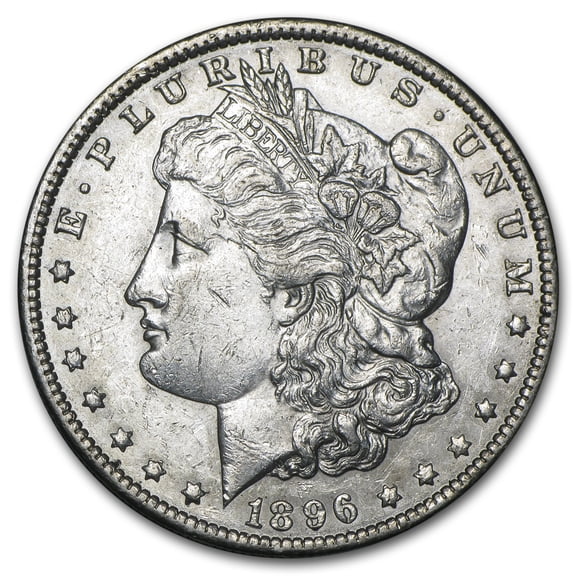 1896-O Morgan Dollar AU-55