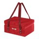 thumbnail image 1 of Caja de cartón satinado rojo con asa de estilo chino de 25,5 x 19,5 x 13,2 cm, 1 of 2