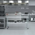 thumbnail image 5 of AmGood 18 in. x 72 in. Stainless Steel Table with Casters | Kitchen Prep Table On Wheels, 5 of 9