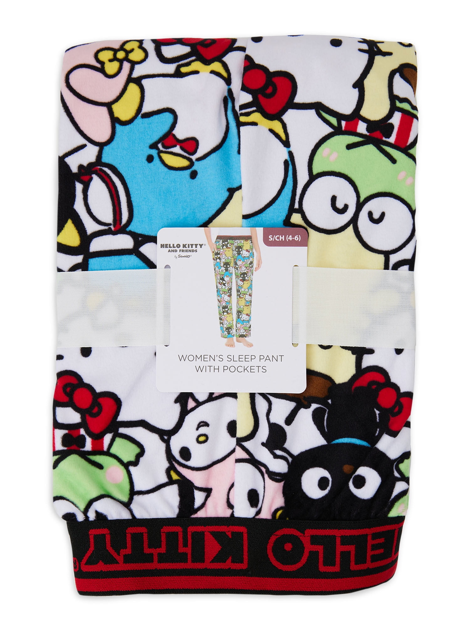 Hello Kitty Women's and Women's Plus Size Plush Sleep Pants, Sizes XS-3X