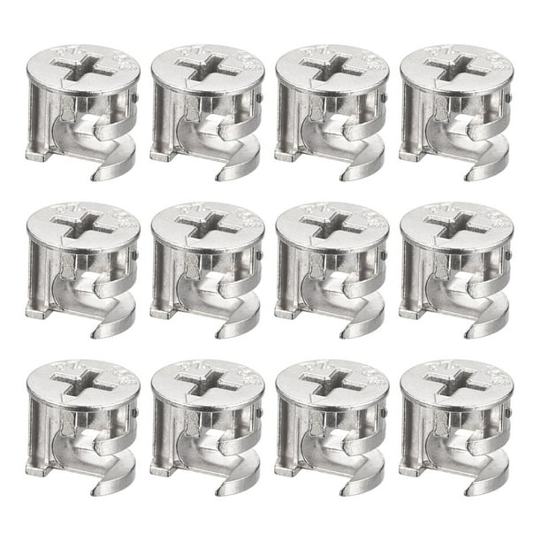 Uxcell Cam Lock Nut for Furniture, 12 Pack 14.5x13.3mm Joint Connector