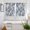 Gray Blue Mist Blue, variant on Tropical Leaf Kitchen Curtains Window Panels, Palm Leaves Plants Vintage Spring Green Insulated Window Treatment Curtain, Grommet Curtains for Bedroom/Living Room/Bathroom, 2 Piece 42"Wx63"L
