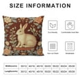 thumbnail image 6 of COMIO  Pillow Cover,Medieval Rabbit I French Modern Throw Pillow Case Modern Cushion Cover Square Pillowcase Decoration for Sofa Bed Chair Car 2Pcs, 6 of 6
