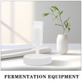 thumbnail image 3 of Homoyoyo White Plastic Fermentation Jar Lids with One-Way Design, 2-Pack for Home Brewing and Pickling, 3 of 6