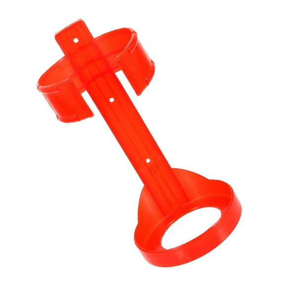 CRAFTHROU 1Pcs Red Fire Extinguisher Mount for Wall and Vehicle Installation