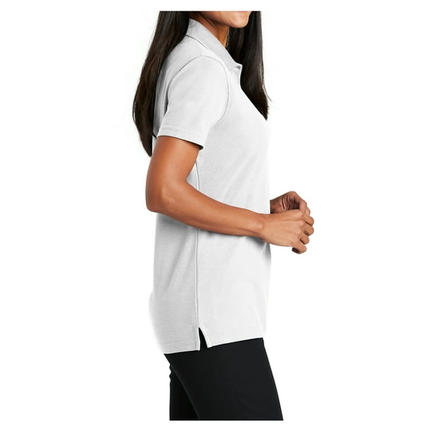 Yellow Rooster Women's Short Sleeve Stain-Release Polo T Yellow Rooster Women's Short Sleeve Stain-Release Polo T