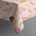 thumbnail image 5 of Princess Carriage Pattern Square Tablecloth,Waterproof Square Table Cover,Wipeable Spillproof Washable Table Cover for Home Kitchen Party Decor 42"X42"(107x107cm), 5 of 6