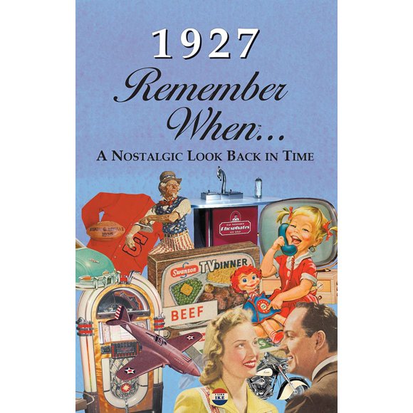Tarjeta de Felicitación "Remember When" 1927 de Seek Publishing