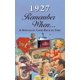 thumbnail image 1 of Tarjeta de Felicitación "Remember When" 1927 de Seek Publishing, 1 of 1