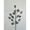 thumbnail image 2 of Elegant Frost: 32-Inch Snow Leopard Leaves Spray-(128705), 2 of 3