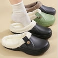 thumbnail image 6 of Classic Fur Lined Clogs Waterproof Winter Fuzzy Slippers for Women Men Indoor and Outdoor, 6 of 16