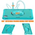 thumbnail image 6 of SaniMore Case for SaniMore Case for iPad Pro 11 2022/2021/2020/2018, iPad Air 5th/4th Generation/iPad 10.9" 2020, Shoulder Strap Pencil Slot Hybird 360° Ratating Handle Bracket Shockproof, Blue, 6 of 20
