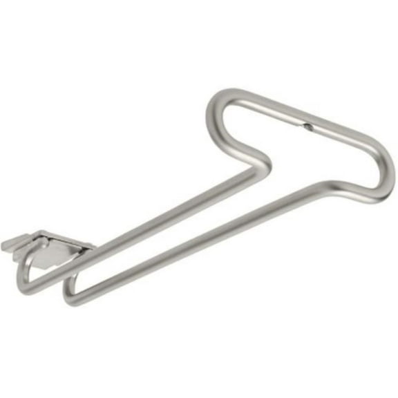 Rev-A-Shelf 3150-11SN 11-Inch Under Cabinet Wine Glass Stemware Holder, Nickel