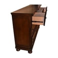 thumbnail image 3 of Baltimore Seven Drawers Dresser Made with Wood in Dark Walnut, 3 of 8