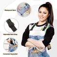 thumbnail image 2 of Cute Owl on Book 5 Pcs Kitchen Set Heat Resistant Oven Mitts and Non-Slip Pot Holders with Adjustable Cooking Apron, 2 of 6